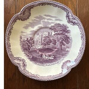 Johnson Bros Brothers England Old Britain Castles 5.5" Saucer Lavender